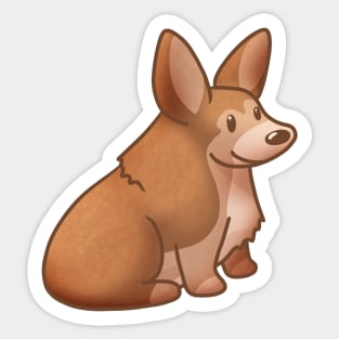 Cute Funny Corgi Sticker